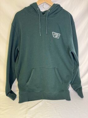 Vans Forest Green Pullover Hoodie with Chest Patch
